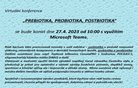 Pozvánka na webinář zaměřený na prebiotika, probiotika a postbiotika 